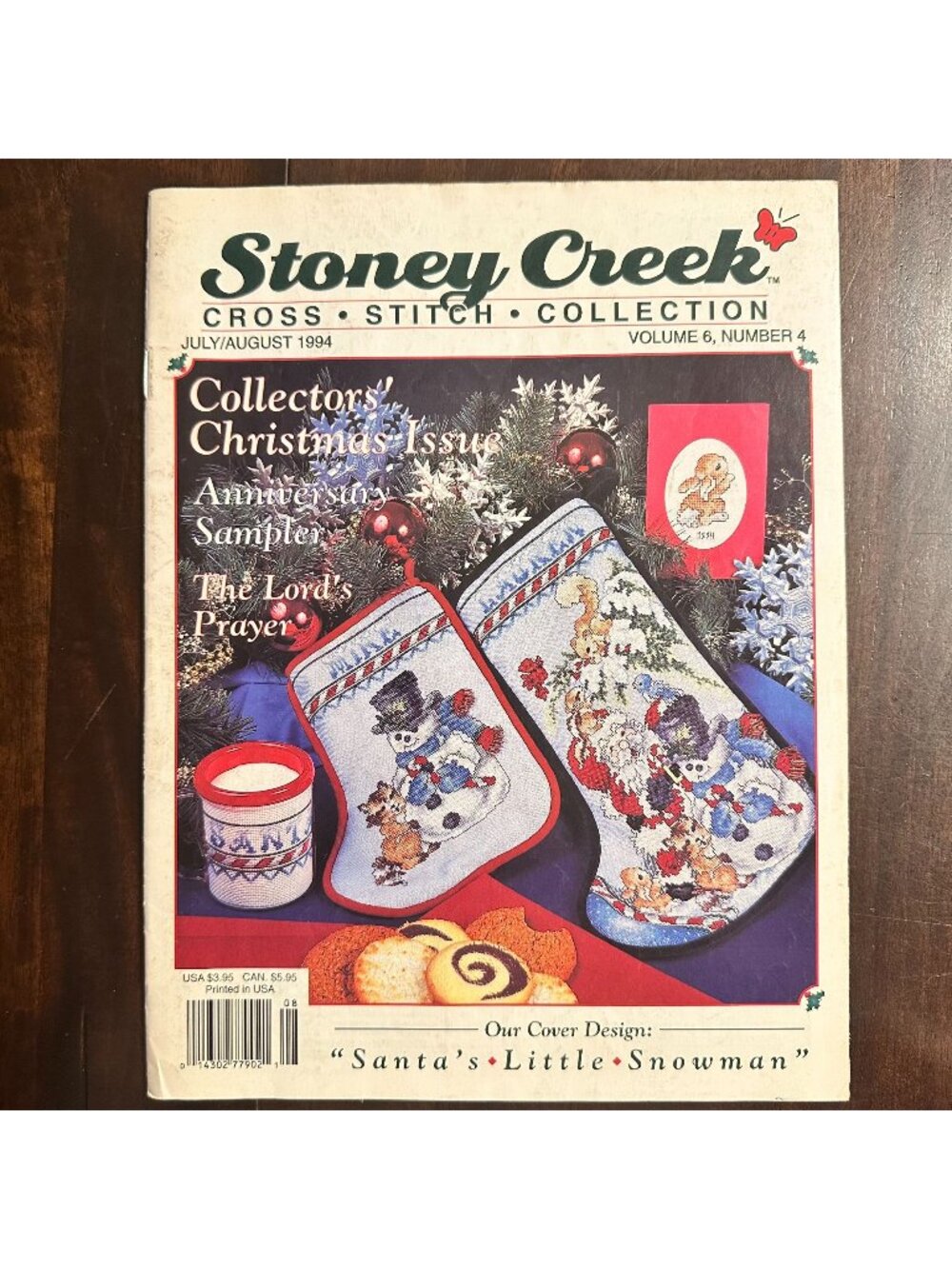 Stoney Creek Cross-Stitch Collection 1994 Vol 6 #4 Christmas Edition